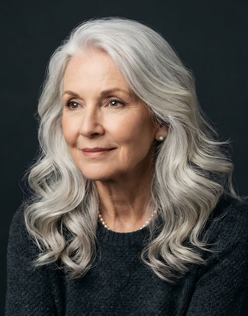 portrait senior femme